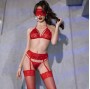 CHILIROSE - CR 4467 CONJUNTO QUATRO PEAS VERMELHO L/XL