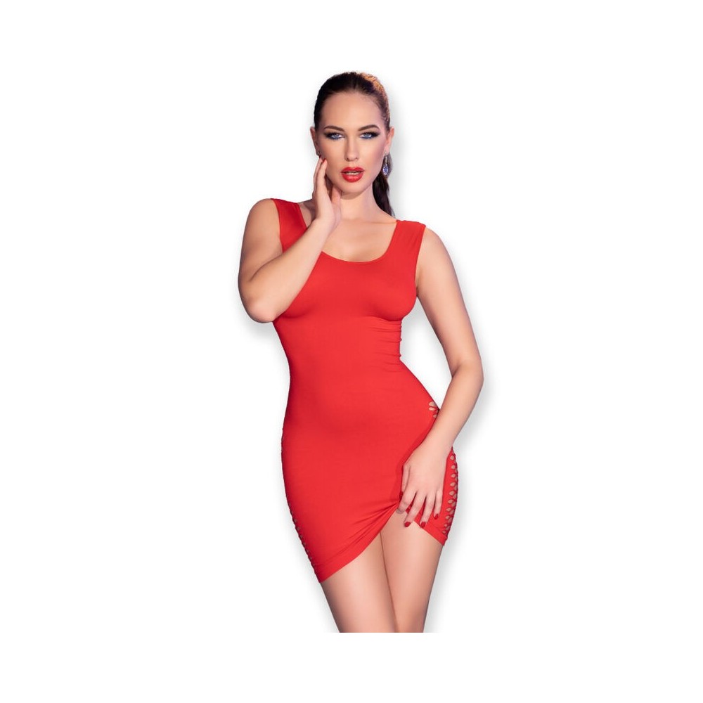 CHILIROSE - VESTIDO CR 4622 VERMELHO S/M