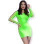 CHILIROSE - CR 4617 DRESS GREEN S/M