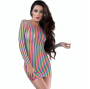 CHILIROSE - VESTIDO CR 4334 MULTICOLOR S/M