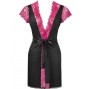 LIVCO CORSETTI FASHION - KUMIKO LC 90428 DRESSING GOWN + PANTY BLACK S/M