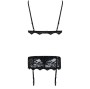 LIVCO CORSETTI FASHION - BELITA LC 90231 SUTI + CALA + CINTA LIGA PRETO L/XL