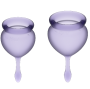 SATISFYER - FEEL GOOD MENSTRUAL CUP LILA 15 + 20 ML