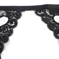 SUBBLIME - SET ENSEMBLE TROIS PIÈCES SOUTIEN-GORGE + PORTE-JARRETELLE + STRING L/XL