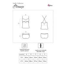 LIVCO CORSETTI FASHION - MIRAAZE LC 90567 CAMICIA + PANTALONCINO NERO