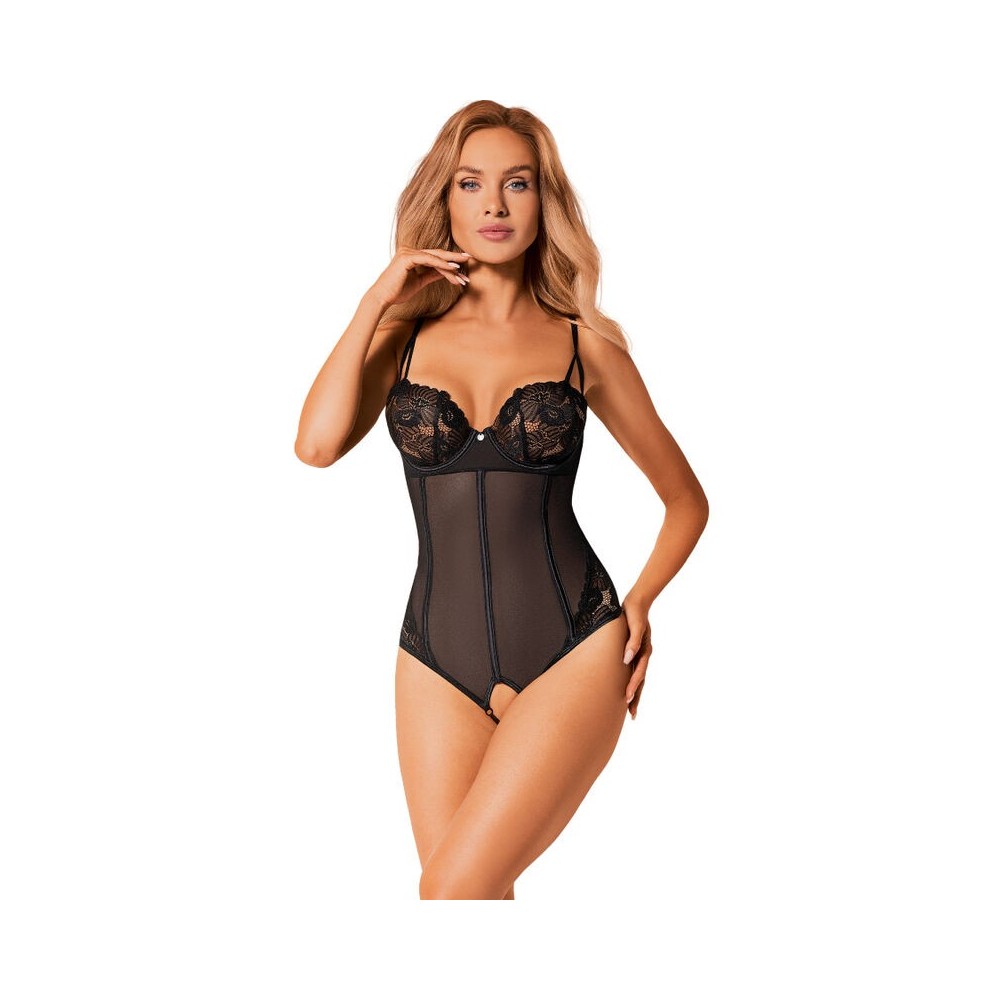 OBSESSIVE - SERENA LOVE CROTCHLESS TEDDY XS/S