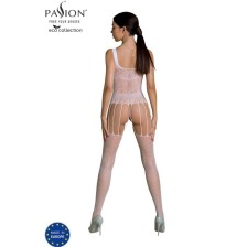 PASSION - COLEO ECO BODYSTOCKING ECO BS001 BRANCO