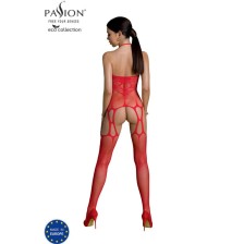 PASSION - BODYSTOCKING ECO COLLECTION ECO BS002 ROUGE