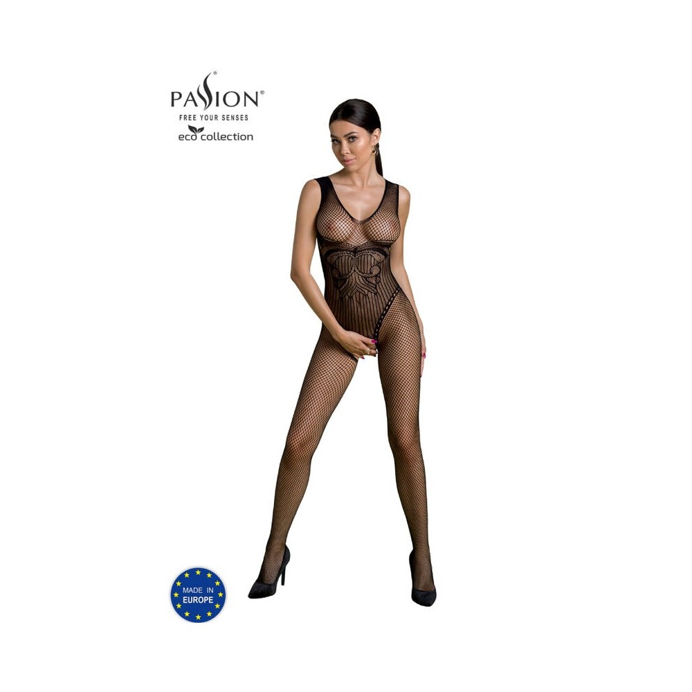 PASSION - COLEO ECO BODYSTOCKING ECO BS003 PRETO