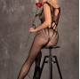 LIVCO CORSETTI FASHION - AMAHIL BODYSTOCKING MIT SCHRITTFREIEN SCHWARZ EINE GRÖSSE