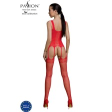 PASSION - BODYSTOCKING ECO COLLECTION ECO BS007 ROUGE