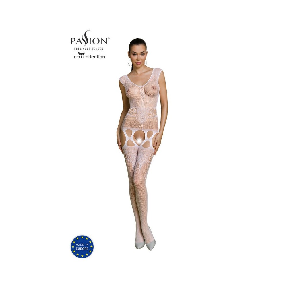 PASSION - COLEO ECO BODYSTOCK ECO BS014 BRANCO