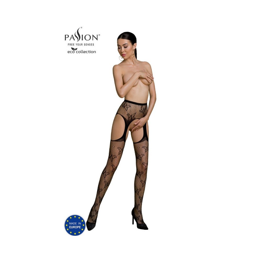 PASSION - BODYSTOCKING ECO COLLECTION ECO S001 NOIR