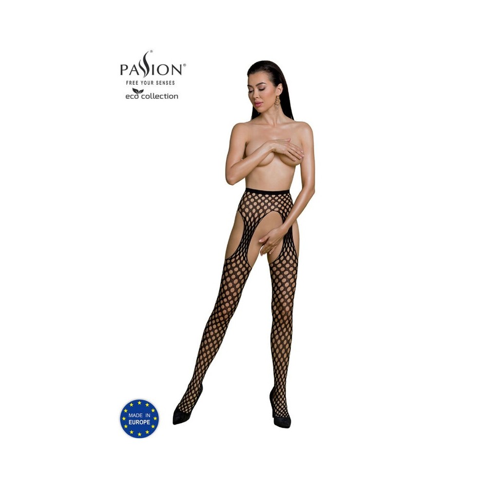 PASSION - BODYSTOCKING ECO COLLECTION ECO S003 NOIR