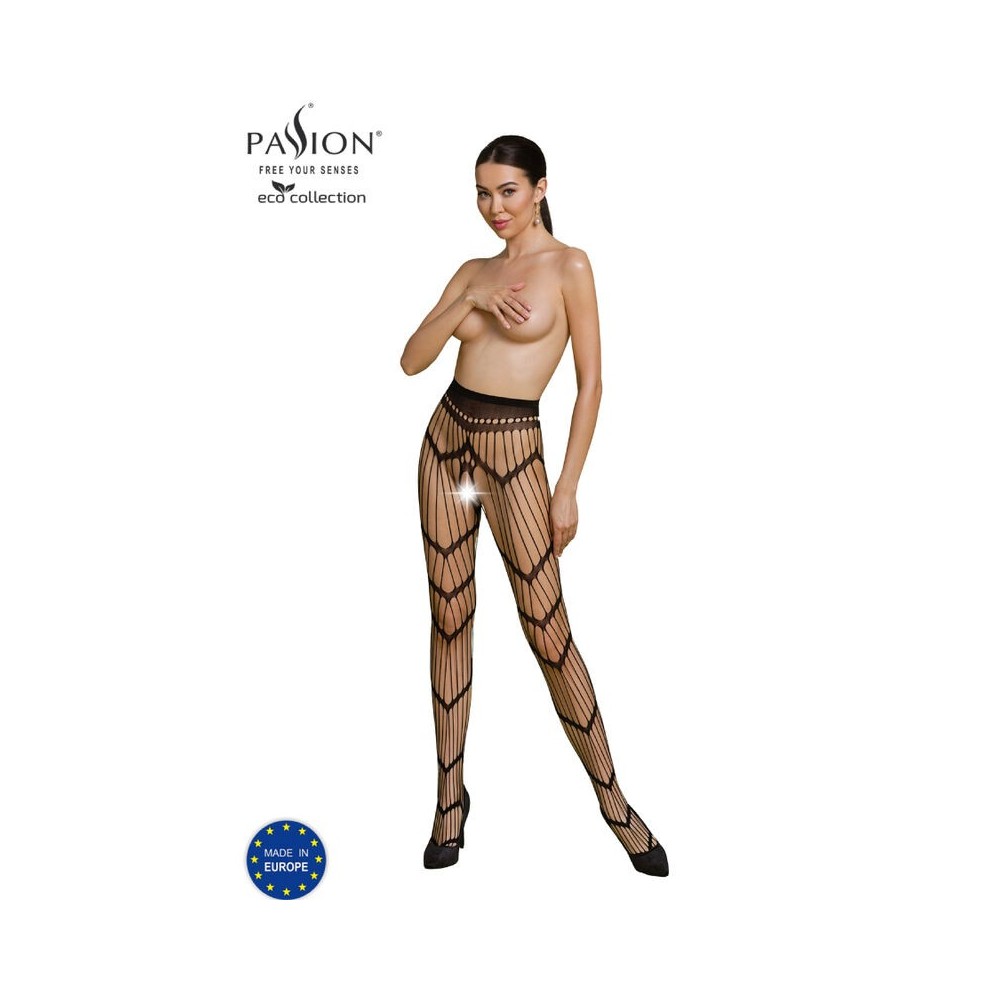 PASSION - BODYSTOCKING ECO COLLECTION ECO S006 NOIR