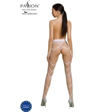 PASSION - COLLEZIONE ECO BODYSTOCKING ECO S006 BIANCO