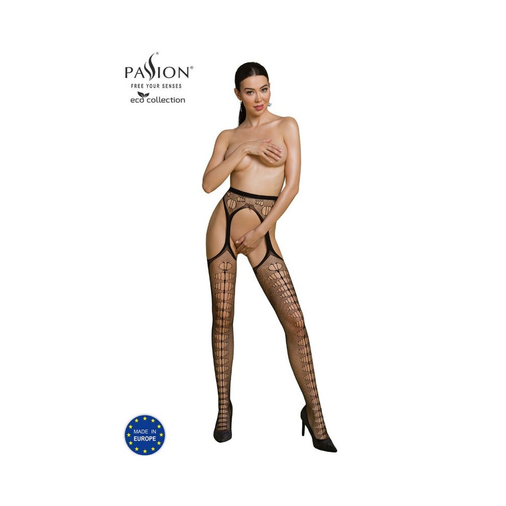 PASSION - BODYSTOCKING ECO COLLECTION ECO S008 NOIR