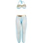 SUBBLIME - ENSEMBLE LINGERIE BLEU STYLE INDIEN L/XL