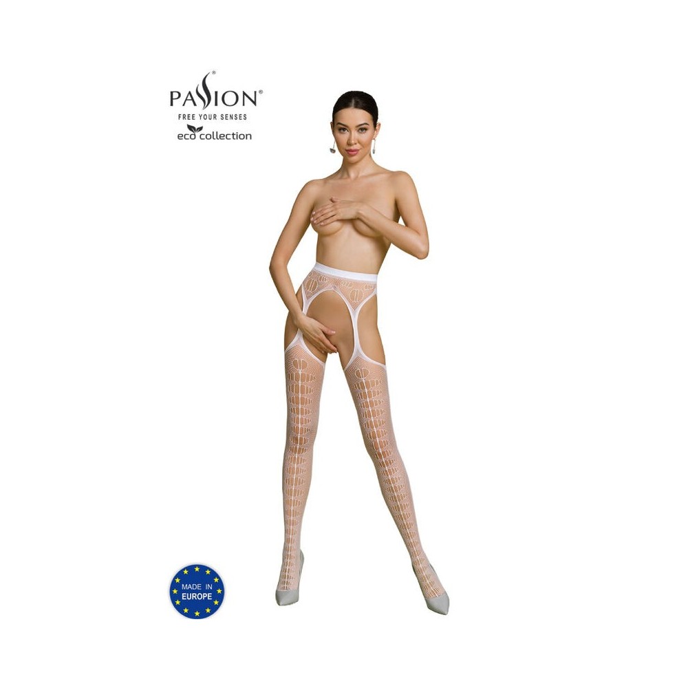 PASSION - COLEO ECO BODYSTOCKING ECO S008 BRANCO