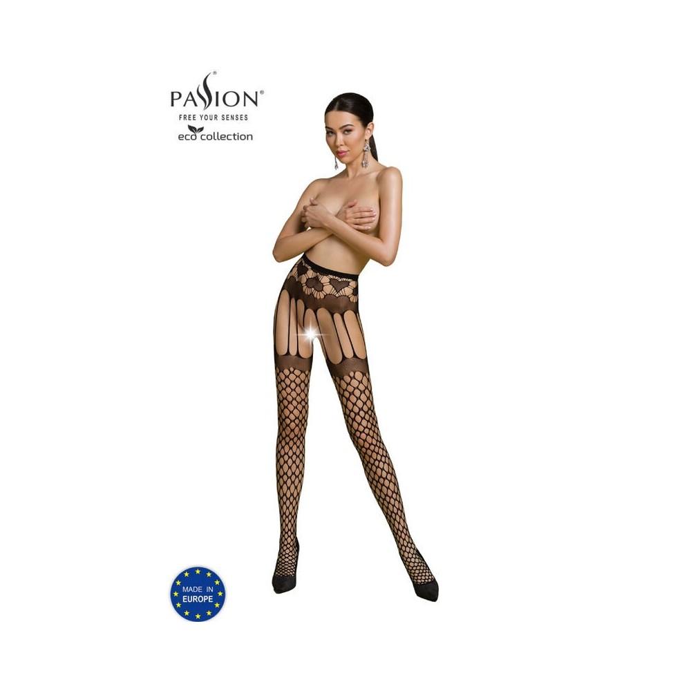 PASSION - BODYSTOCKING ECO COLLECTION ECO S009 NOIR