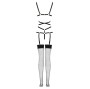 LIVCO CORSETTI FASHION - THIARA LC 20213 SET BODY + CALZE NERO S/M