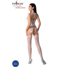 PASSION - BS095 BODYSTOCKING BIANCO TAGLIA UNICA