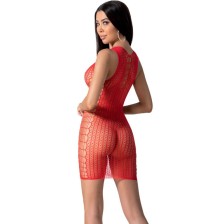 PASSION - BS097 BODYSTOCKING ROUGE TAILLE UNIQUE