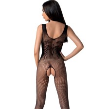 PASSION - BS098 SCHWARZER BODYSTOCKING, EINE GRÖSSE