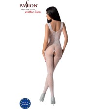 PASSION - BS098 WEISSER BODYSTOCKING, EINE GRÖSSE