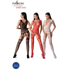 PASSION - BS099 SCHWARZER BODYSTOCKING, EINE GRÖSSE