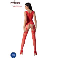 PASSION - BS099 BODYSTOCK ROSSO TAGLIA UNICA