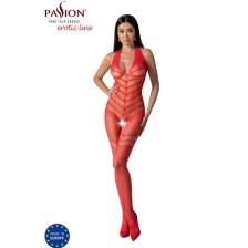 PASSION - BODYSTOCKING BS100 ROSSO TAGLIA UNICA