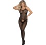 SUBBLIME - 951726 BODYSTOCKING SEM FUNDO DE REDE ELSTICA PRETA TAMANHO ÚNICO