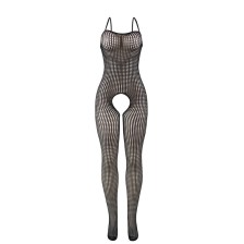 SUBBLIME - 951726 BODYSTOCKING SEM FUNDO DE REDE ELSTICA PRETA TAMANHO ÚNICO