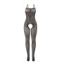SUBBLIME - 951726 BODYSTOCKING A RETE ELASTICA NERA SENZA CAVALLO TAGLIA UNICA