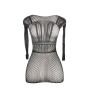 SUBBLIME - 951931 SHORT FISHNET DRESS WITH BARE BACK ONE SIZE
