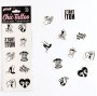 SECRET PLAY - ENSEMBLE DE 10 TATOUAGES TEMPORAIRES KINKY COLLECTION