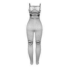 SUBBLIME - 952112 BODYSTOCKING DE REDE COM DETALHES NO PEITO E BARRIGA PRETO TAMANHO ÚNICO