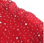 SUBBLIME - 952181 BODYSTOCKING DE REDE COM LUVAS E DIAMANTES VERMELHO TAMANHO ÚNICO