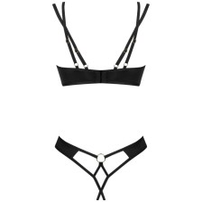 OBSESSIVE - NESARI SET TWO PIECES CROTCHLESS XS/S