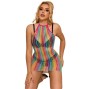 SUBBLIME - 952341 VESTITO A RETE ARCOBALENO TAGLIA UNICA