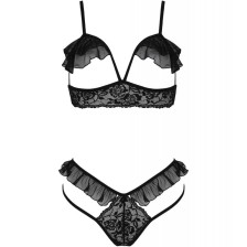 PASSION - DOLLY SET DUE PEZZI NERO L/XL