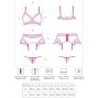 LIVCO CORSETTI FASHION - NAHIR LC 20214 REGGISENO + SLIP + CINTURA S/M