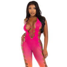 LEG AVENUE - BODYSTOCKING CHEVILLE SUNSET