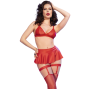 CHILIROSE - CR 4716 ENSEMBLE 3 PIÈCES ROUGE M