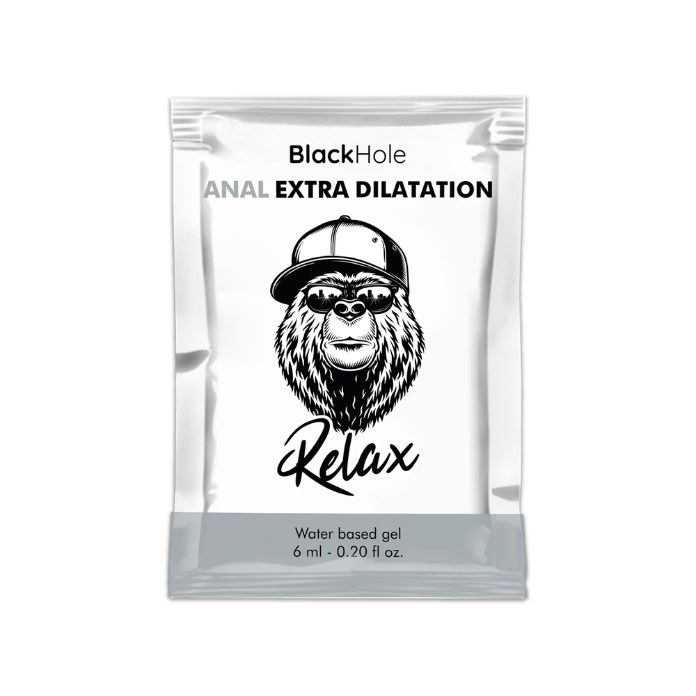 BLACK HOLE - GEL À BASE DE ÁGUA EXTRA DILATAÇÃO 6 ML DOSE ÚNICA