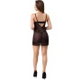 LIVCO CORSETTI FASHION - TIANA LC 20208 CHEMISE + THONG BLACK S/M
