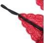 SUBBLIME - 953898 CAMICIA DA NOTTE IN SETA E PIZZO + SLIP ROSSO S/M