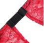 SUBBLIME - 953898 SILK AND LACE NIGHTGOWN + PANTIES RED S/M