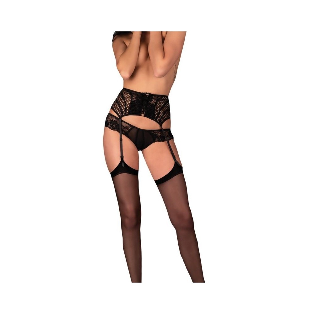 LIVCO CORSETTI FASHION - SEVEM LC 90277-1 CINTO-LIGA PRETO